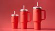 Quencher/Cup H2.O FlowState™ Tumbler 600 ml Hot Coral