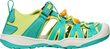 MOXIE SANDAL CHILDREN, bright aqua/bright marigold