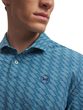 Drive Chill Printed Polo-BLU