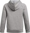 UA Rival Fleece Hoodie šedá