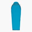 Breeze Sleeping Bag Liner - Mummy w/ Drawcord Blue Atoll