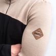 MERINO EXTREME UP pánská mikina dl.rukáv zip černá/almond beige