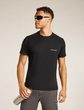 M Mer 150 Tech Lite SS Tee IB Wordmark BLACK