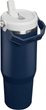 IceFlow™ Flip Straw 2.0 Tumbler 890 ml Dark Navy