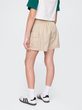Dětské popelínové cargo kraťasy Béžová