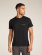 M Mer 150 Tech Lite SS Tee IB Wordmark BLACK