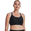 UA Infinity High Bra Zip, Black