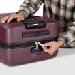 OZONE HARDSIDE 27IN 4W 75 L, moody burgundy