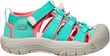 NEWPORT H2 CHILDREN, bright aqua/pink-a-boo