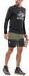 ONEGA STRETCH SHORT M GRAPE LEAF/BLACK