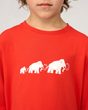 Core Longsleeve Kids Logo mammut red