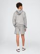 Dětské kraťasy s logem Šedá