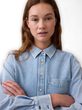 883760-00 Džínová oversize košile UltraSoft Modrá
