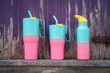 Rise Tumbler 769 ml (w/ Flip Straw Lid) - Turquoise Kaleidoscope