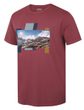 Tee Skyline M bordo