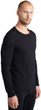 MEN 260 TECH LS CREWE, BLACK