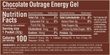 Energy Gel 32 g Chocolate Outrage expirace
