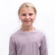 MERINO DF LOGO UP juniorské triko dl.rukáv mystic violet