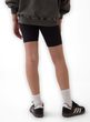 879453-03 Dětské žebrované biker shorts Černá