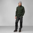 Övik Half Zip Knit M, Deep Forest