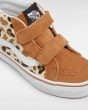 SK8-Mid Reissue V Leopard Glitter, BROWN/TRUE WHITE