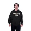 Moto-X Oversized Flc Zip Black