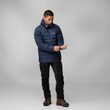 Expedition Pack Down Hoodie M Flame Orange-UN Blue