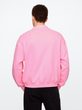 Oversize mikina s logem Růžová