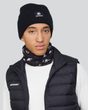 Fleece Neck Gaiter black-white