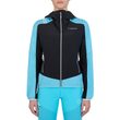 Aequilibrium Softshell Jkt W, Black/Malibu Blue