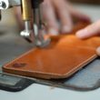 Övik Card Holder Large Leather Cognac