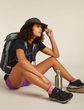 W Mer 150 Tech Lite SS Tee Sparkling Sta BLACK
