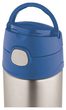 Dětská termoska s brčkem 470 ml - modrá