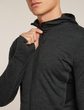 M Mer 200 Realfleece Descender LS Zip H JET HTHR/BLACK/CB