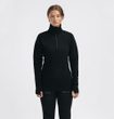 FleeceWool V2 Polo w/ zip W's Jet Black