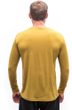 MERINO AIR traveller pánské triko dl.rukáv mustard