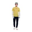 SKYLINE FAKIE RIDE TEE STRIPE BUTTER