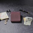 RFiD Mini Travel Wallet, plum