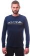 MERINO ACTIVE PT MOUNTAINS pánské triko dl.rukáv deep blue