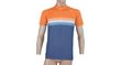 CYKLO SUMMER STRIPE pánský dres kr.rukáv modrá/oranžová