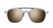 SLACK Polarized 3+ Shiny Translucent Gray / Matt Blue Brown