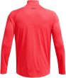 UA Tech Textured 1/2 Zip-RED