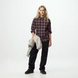 Övik Classic Flannel Shirt W Deep Forest-Fossil