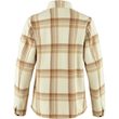 Singi Flannel Overshirt W Chalk White-Dune Beige