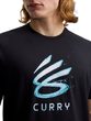 Curry Splash Wdmrk Tee-BLK