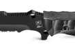 MARAUDEUR G10 BLACK HANDLE / SERRATED BLADE + KYDEX SHEATH SERRATED