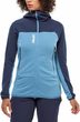 FUSION GRID HOODIE W CORONET BLUE/SAPHIR