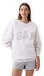 898181-03 Mikina s logem Unisex Bílá