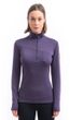 MERINO EXTREME UP dámská mikina dl.rukáv zip grape purple