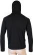 MERINO UPPER HELI pánská mikina klokanka černá